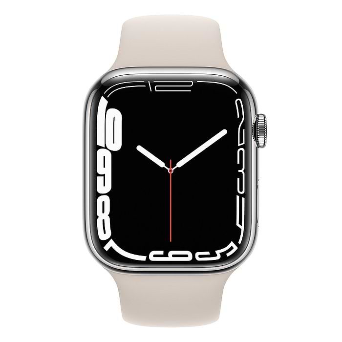 שעון חכם Apple Watch Series 7 GPS + Cellular 45mm Aluminum Case - צבע אור כוכבים