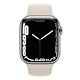 שעון חכם Apple Watch Series 7 GPS + Cellular 45mm Aluminum Case-  צבע אור כוכבים שנה אחריות ע״י יבואן רשמי