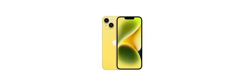סמארטפון Apple iPhone 14 128GB - צבע צהוב שנה אחריות ע