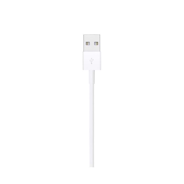 כבל טעינה וסנכרון Apple Lightning to USB Cable באורך מטר אחד - צבע לבן שנה אחריות עי היבואן הרשמי