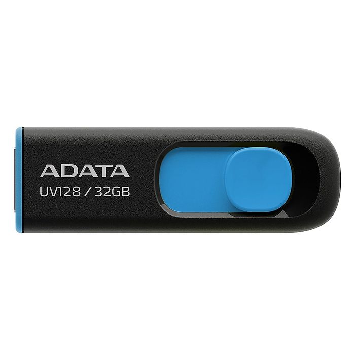 דיסק און קי ADATA 32GB AUV128 USB 3.1 - צבע כחול חמש שנות אחריות עי היבואן הרשמי