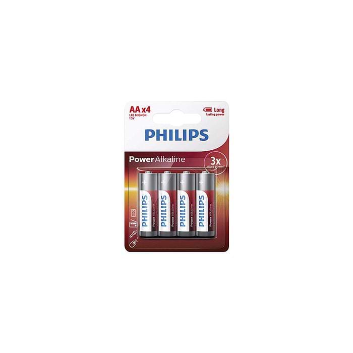 סט 4 סוללות Philips AA