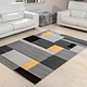 שטיח פיקסו דה וינצי 6979/47 ריבועים צהוב 133/190 ס''מ BuyCarpet