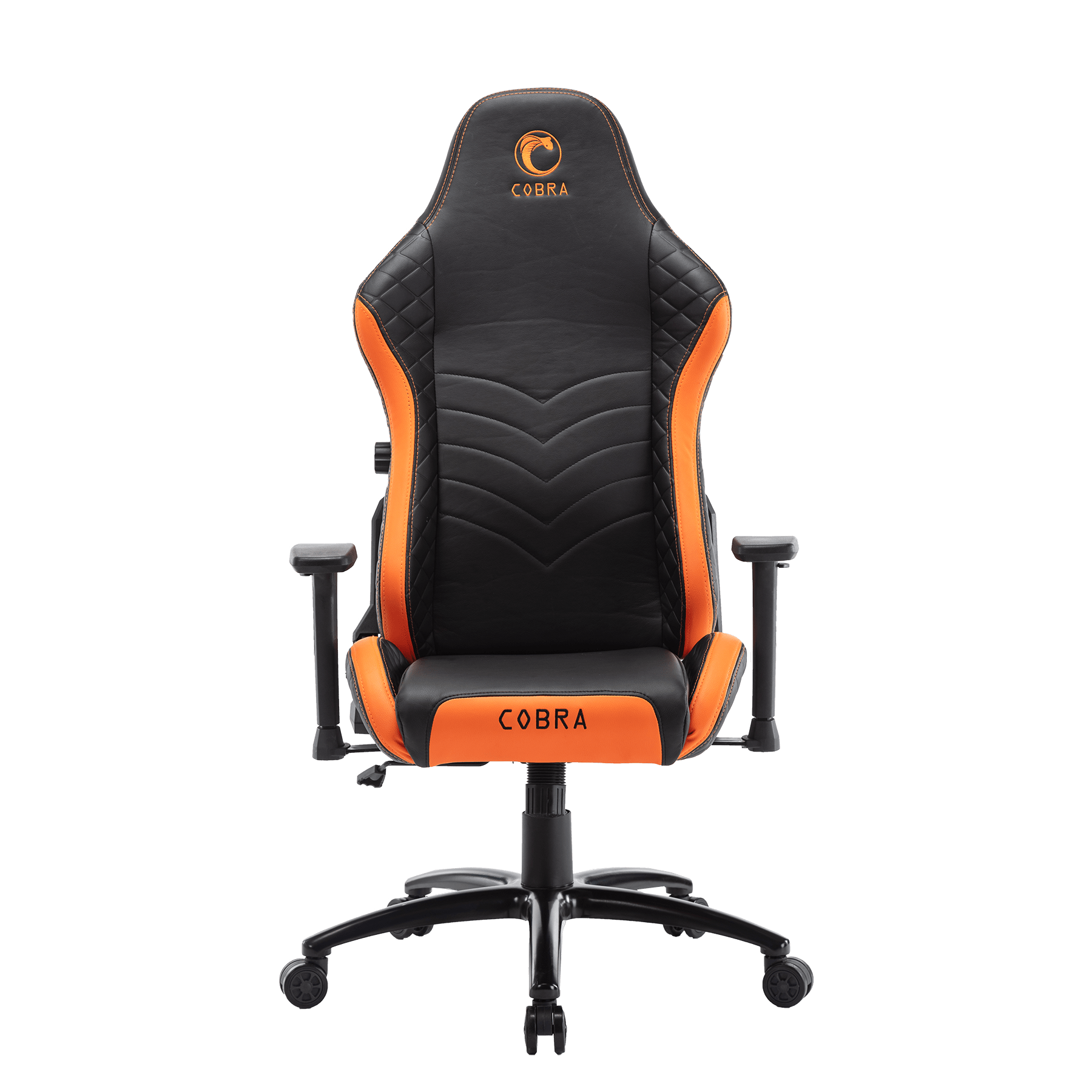 כיסא גיימינג מקצועי Cobra ZR9  איכותי בצבע כתום ושחור - שנה אחריות ע