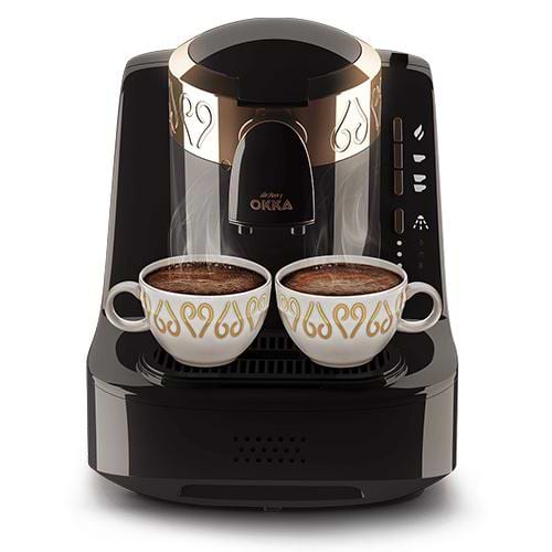 מכונת קפה אוקה אוטומטית נחושת/שחורOKKA Copper/blackOK001-B - אחריות יבואן רשמי