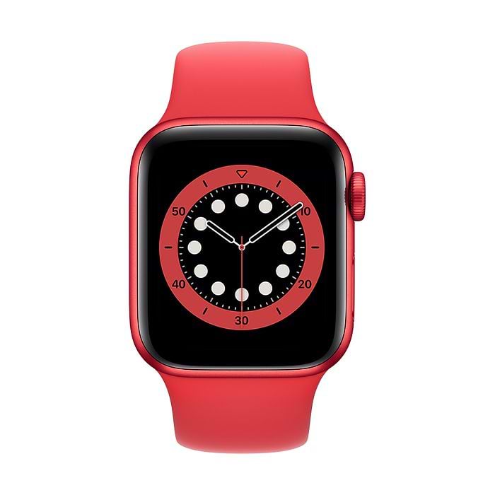 שעון חכם Apple Watch Series 6 GPS 44mm PRODUCT(RED) Aluminium Case with PRODUCT(RED) - צבע אדום