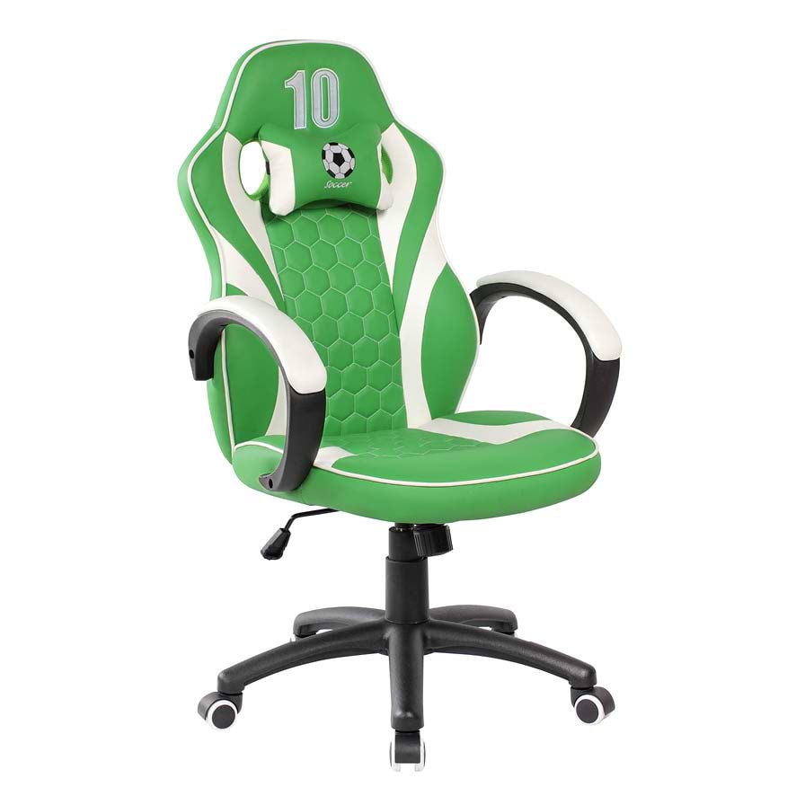 כיסא גיימינג מקצועי Spider GOL GN/W - צבע ירוק ולבן שנה אחריות ע
