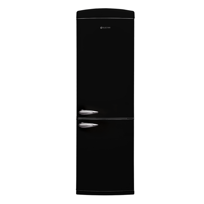 מקרר מקפיא תחתון  אלקטרה רטרו EL390BL שחור ELECTRA - אחריות יבואן רשמי