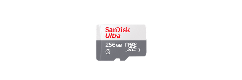 מחסני חשמל - כרטיס זיכרון SanDisk Ultra microSDHC 256GB 100MB/s Class ...