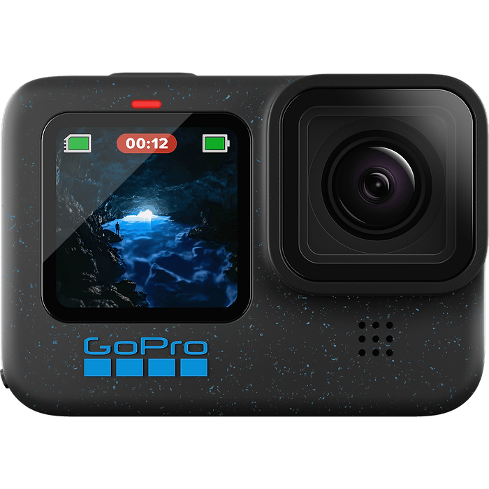 מצלמת אקסטרים GoPro Hero 12 Black - צבע שחור שנתיים אחריות עי היבואן הרשמי