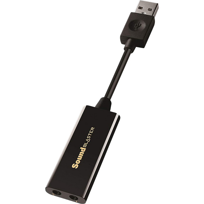 כרטיס קול חיצוני נייד Creative SoundBlaster Play 3 USB DAC - צבע שחור שנה אחריות עי יבואן הרשמי