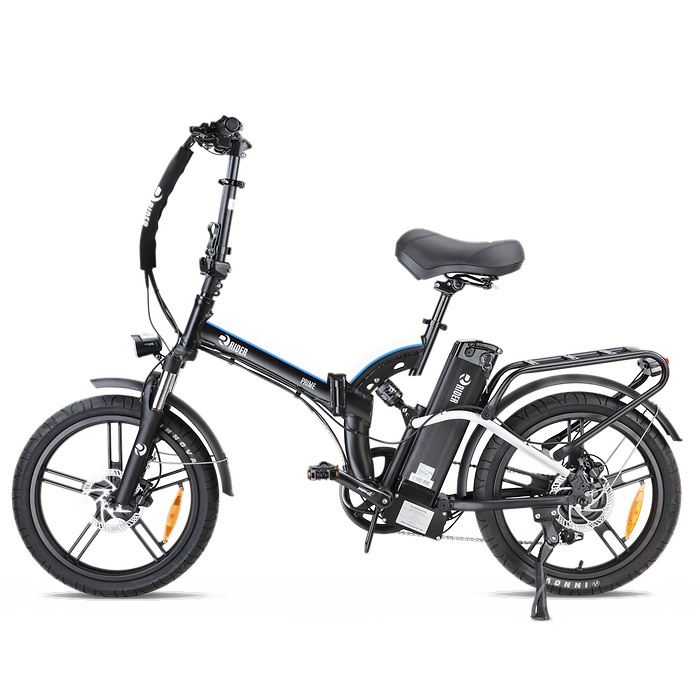 אופניים חשמליים Rider E-Bike Prime Plus 3.0 20/3 עם סוללה 48V/16Ah - צבע שחור עם אפור שנה אחריות עי היבואן הרשמי
