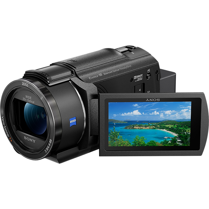 מצלמת וידאו Sony FDR-AX43B UHD 4K - צבע שחור שלוש שנות אחריות עי היבואן הרשמי