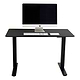 שולחן דגם פנאומטי 160 ס''מ רגל שחור פלטה שחורה KEISAR