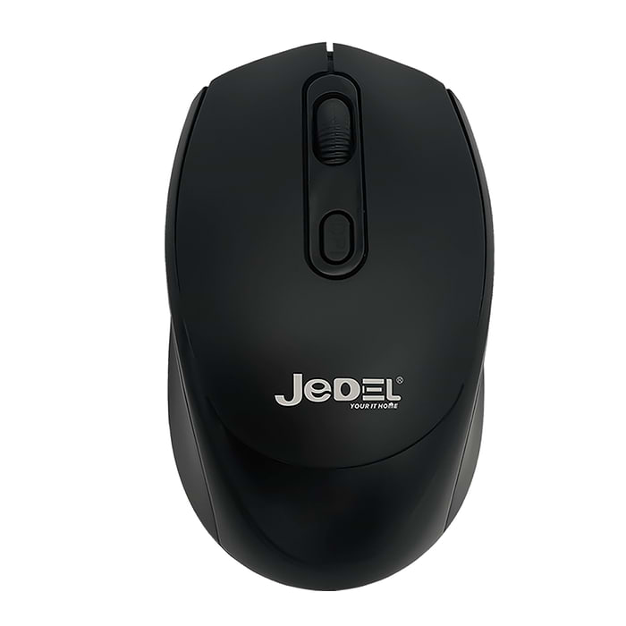 עכבר אופטי אלחוטי ומקצועי שחור דגם JEDEL USB 380W  