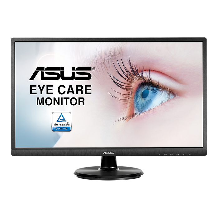 מסך מחשב 23.8'' Asus VA249HE Eye Care IPS FHD 75Hz - צבע שחור שנה אחריות עי יבאן הרשמי