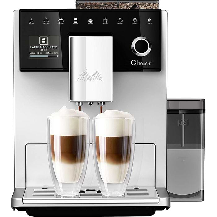 מכונת קפה אוטמטית מליטה סי אי טאץ' כסף Melitta CI Touch