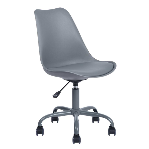 כיסא משרדי דגם BLOKHUS צבע אפור HOMAX