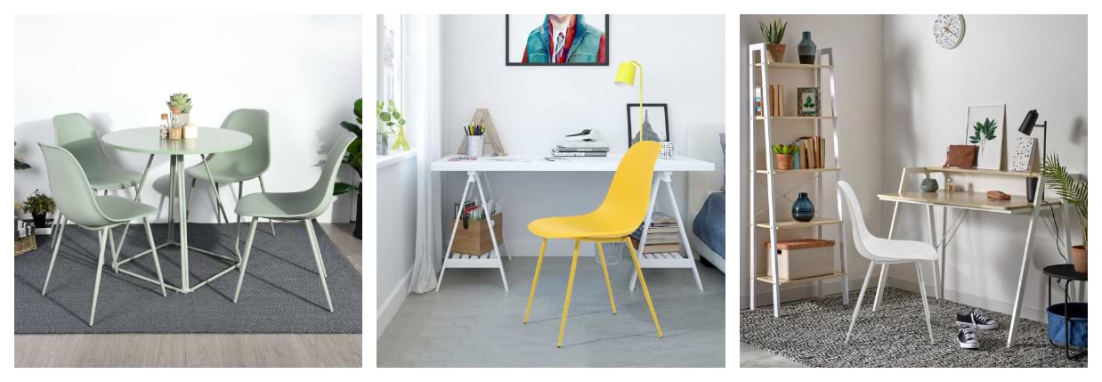 כסא רב תכליתי דגם KONWIN צבע צהוב HOMAX