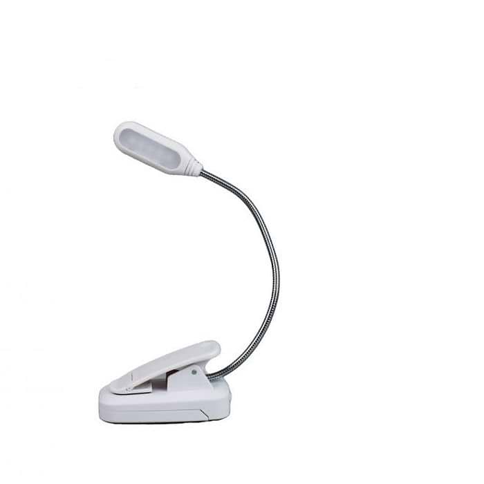 מנורת קליפס לבן דגם ONEGA OM-CLIPSLIGHT-WH