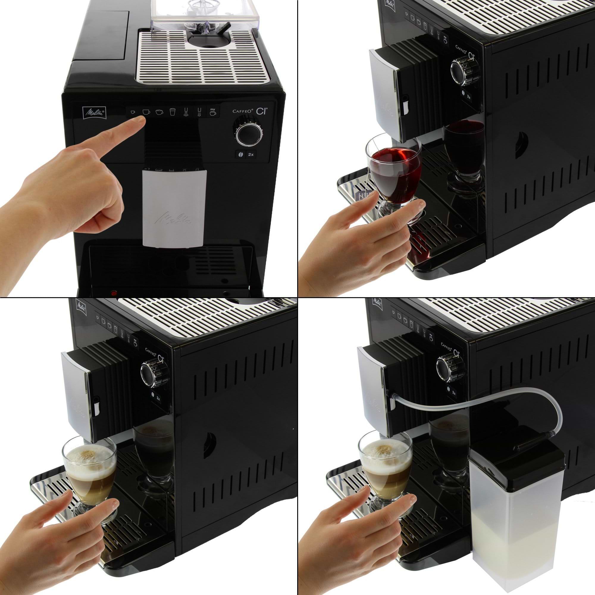 מכונת קפה אוטמטית מליטה סי אי טאץ' שחור Melitta CI Touch - אחריות יבואן רשמי