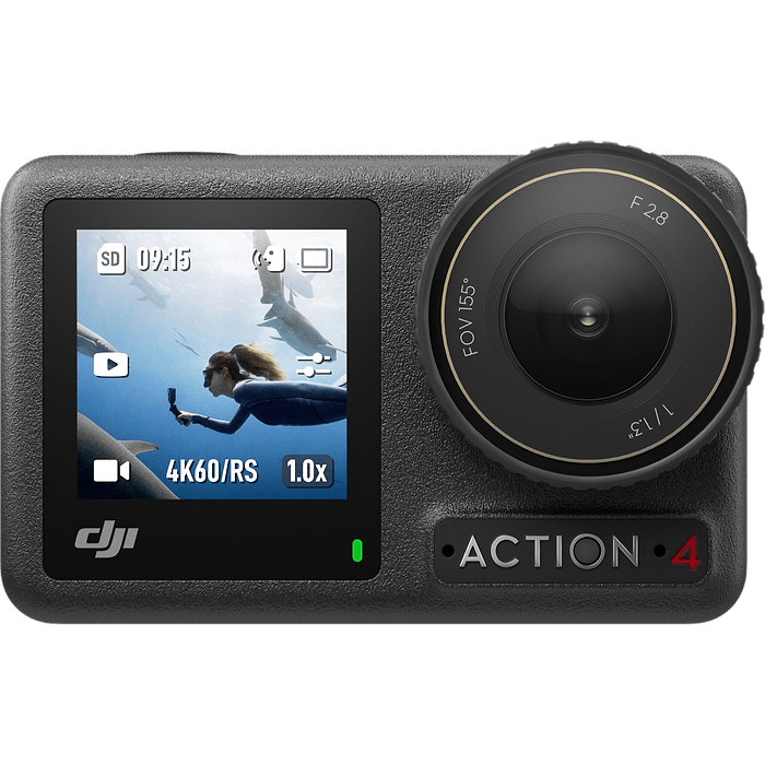 מצלמת אקסטרים DJI Osmo Action 4 Adventure Combo 4K - שנה אחריות עי היבואן הרשמי