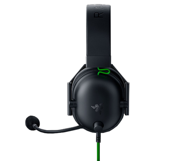 אוזניות גיימינג חוטיות Razer BlackShark V2 X - צבע שחור שנתיים אחריות ע