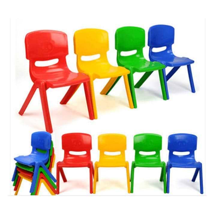 כיסא לילדים עשוי יציקה אחת מפלסטיק 4 יחידות דגם S-FREE 03-461