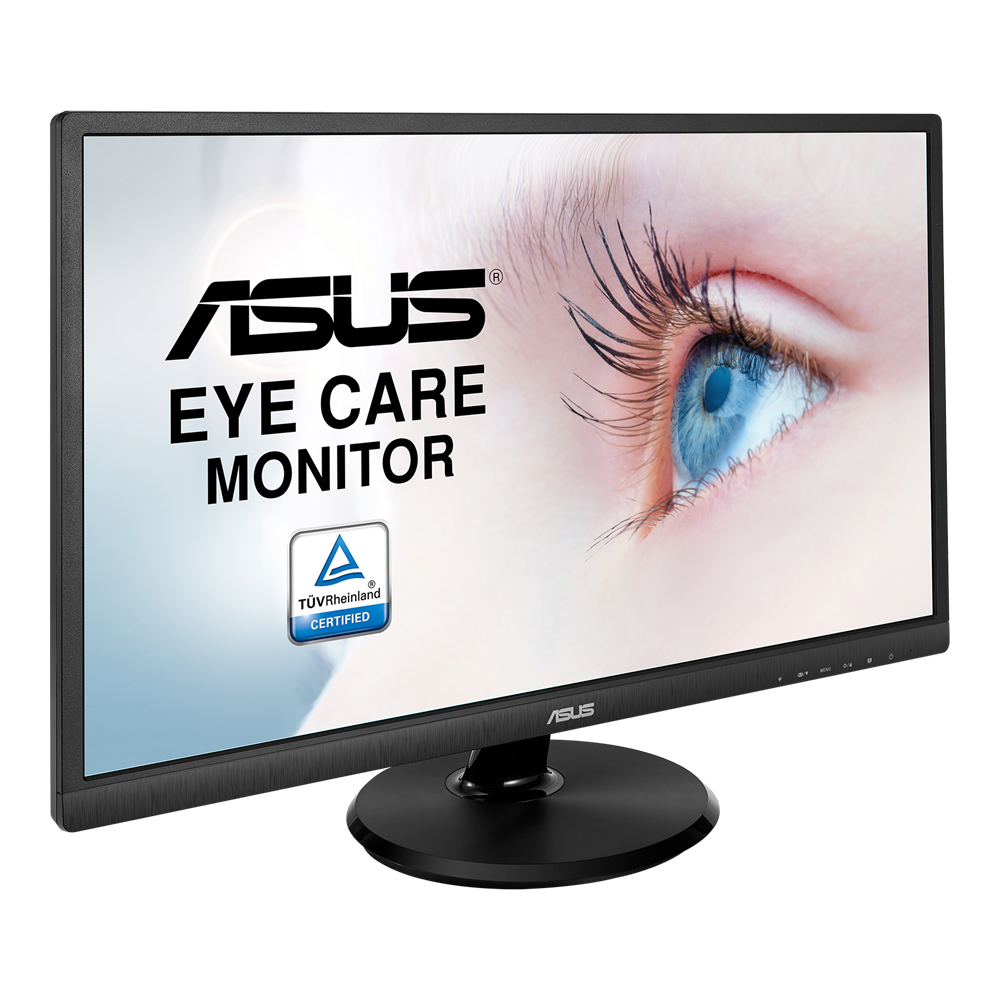 מסך מחשב 23.8'' Asus VA249HE Eye Care IPS FHD 75Hz - צבע שחור שלוש שנות אחריות ע