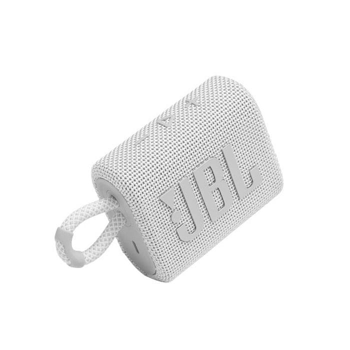 רמקול אלחוטי דגם JBL GO 3 - צבע לבן