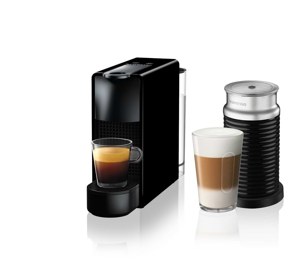 נספרסו+מקציף שחור Nespresso A3NC30-IL-BK-NE אסנזה - אחריות יבואן רשמי