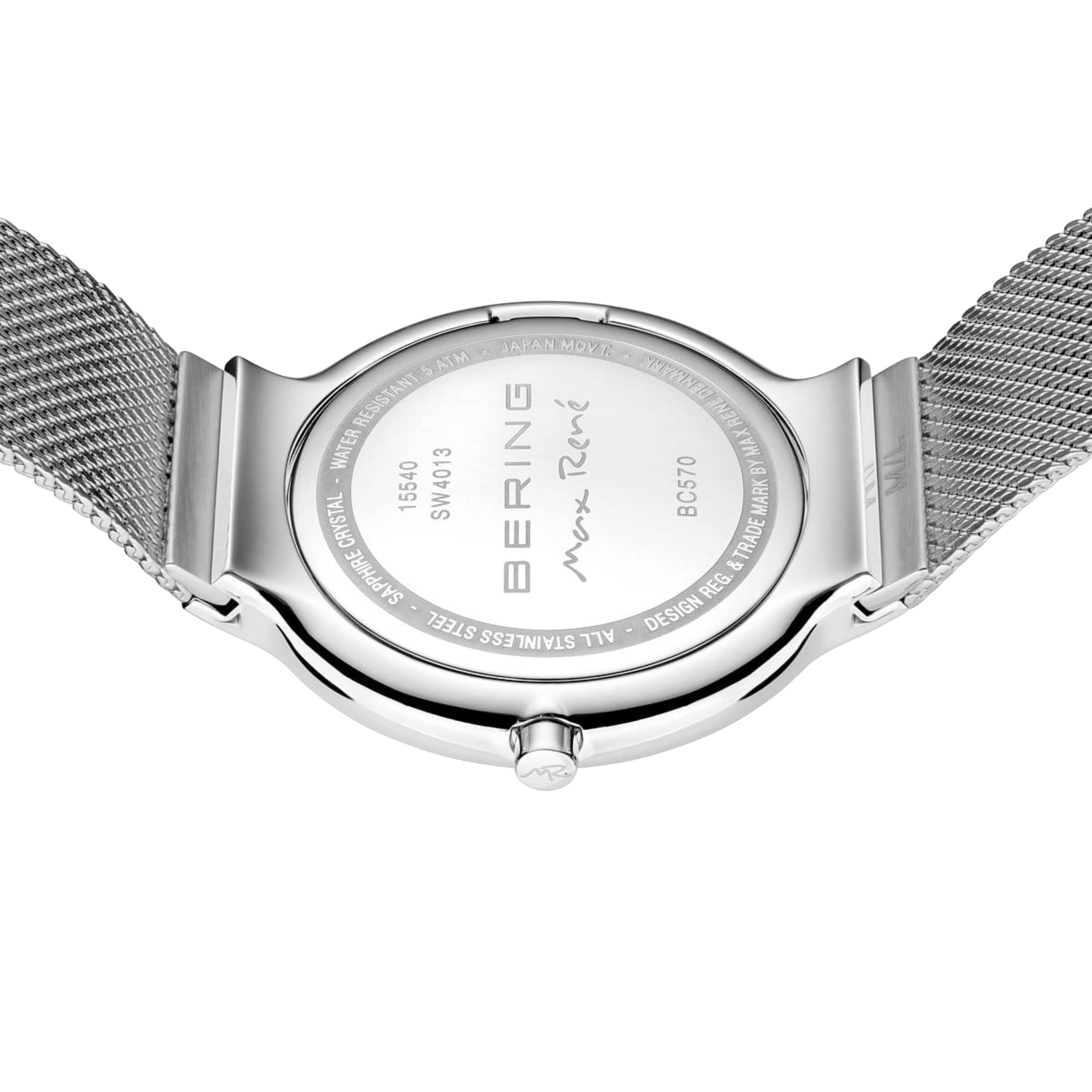 שעון יד יוניסקס Bering 15540-004 40mm צבע כסף - אחריות לשנתיים