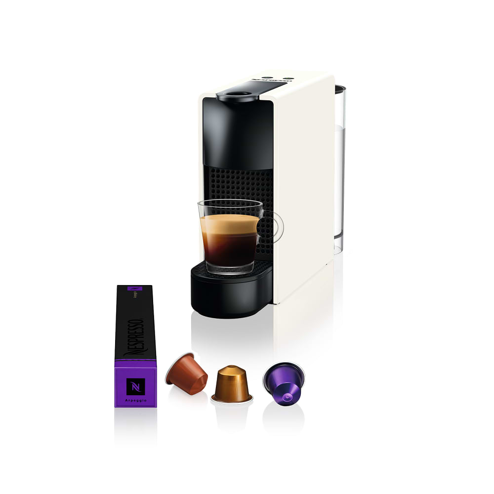 מכונת קפה Nespresso A3NC30-IL-WH-NE כולל מקציף - צבע לבן שנה אחריות ע