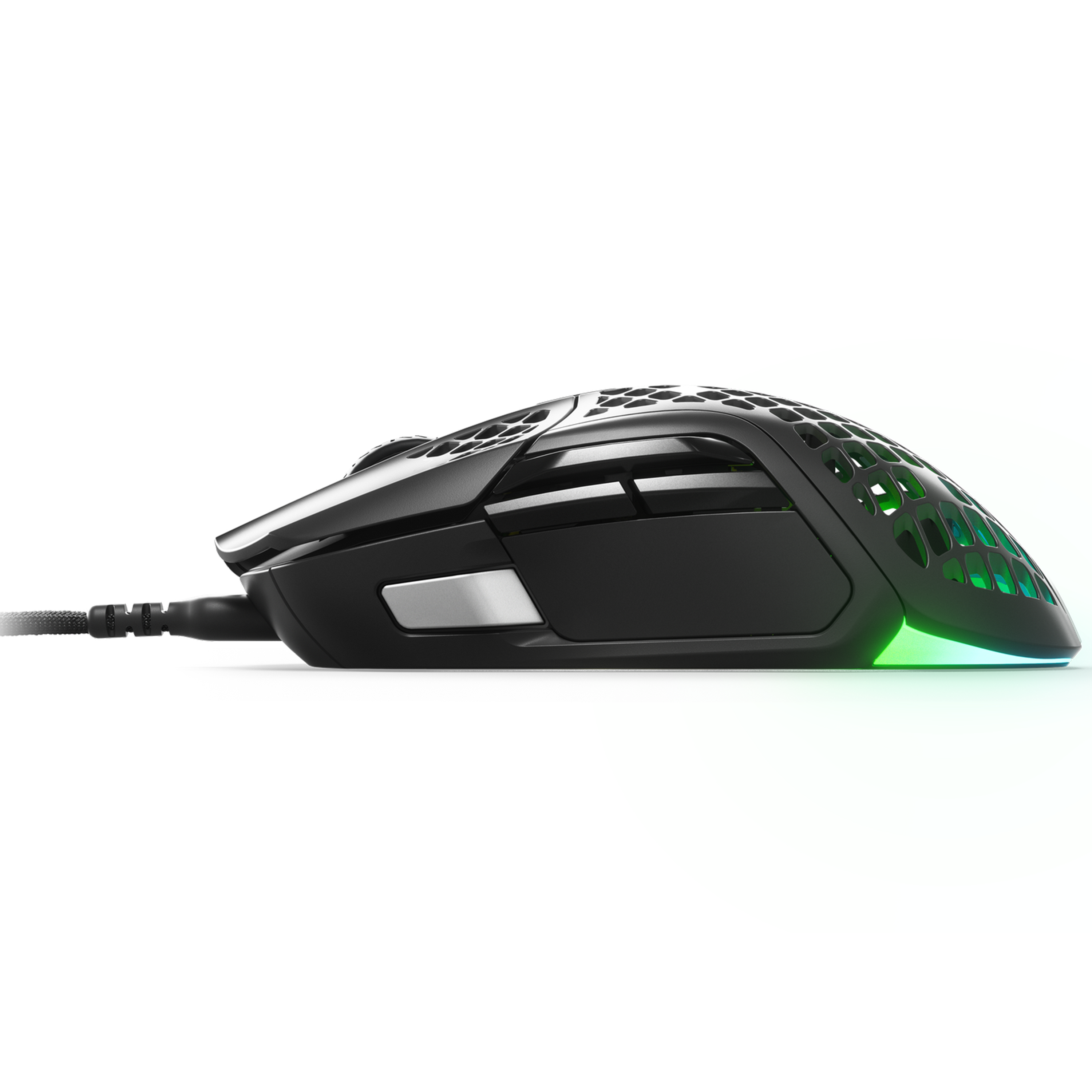 עכבר גיימינג חוטי SteelSeries Aerox 5 Ultra Lightweight - צבע שחור שנתיים אחריות ע