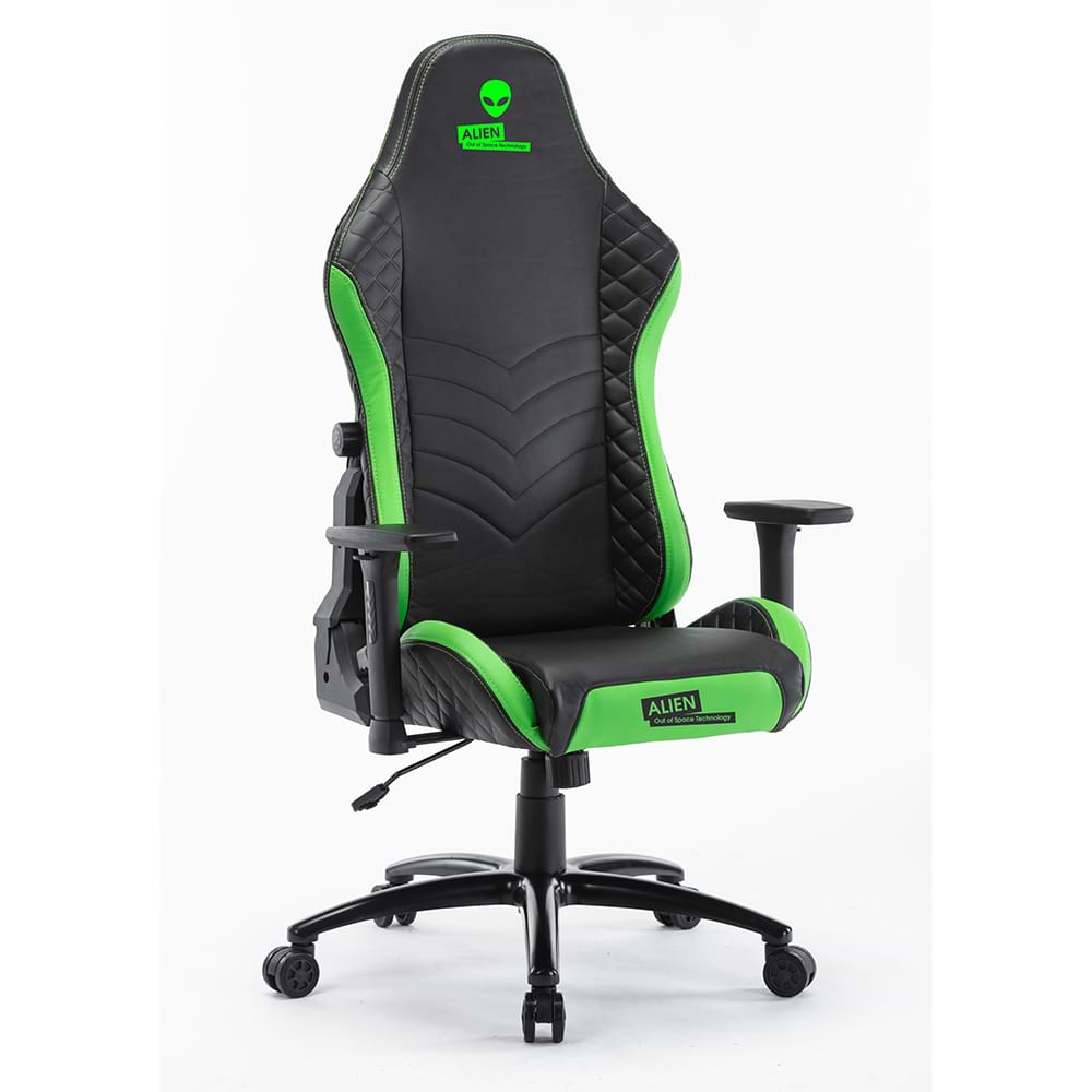 כיסא גיימינג Alien CX9 - צבע שחור עם ירוק שנה אחריות ע