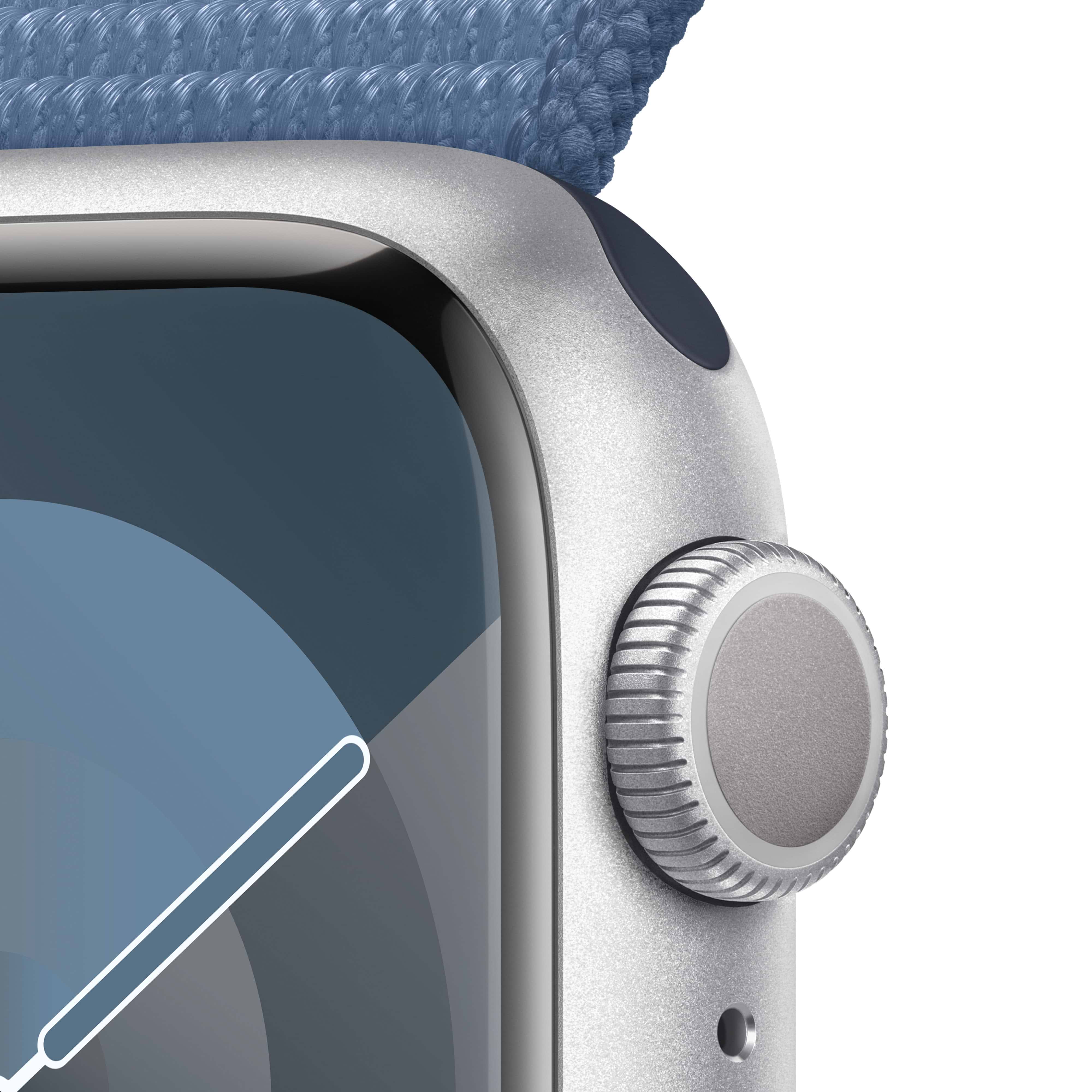 שעון חכם - Apple Watch Series 9 GPS 41mm Silver Aluminium Case - צבע כסוף שנה אחריות ע