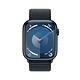 שעון חכם Apple Watch Series 9 GPS 45mm Midnight Aluminium Case with Midnight Sport Loop  - צבע שחור חצות שנה אחריות ע