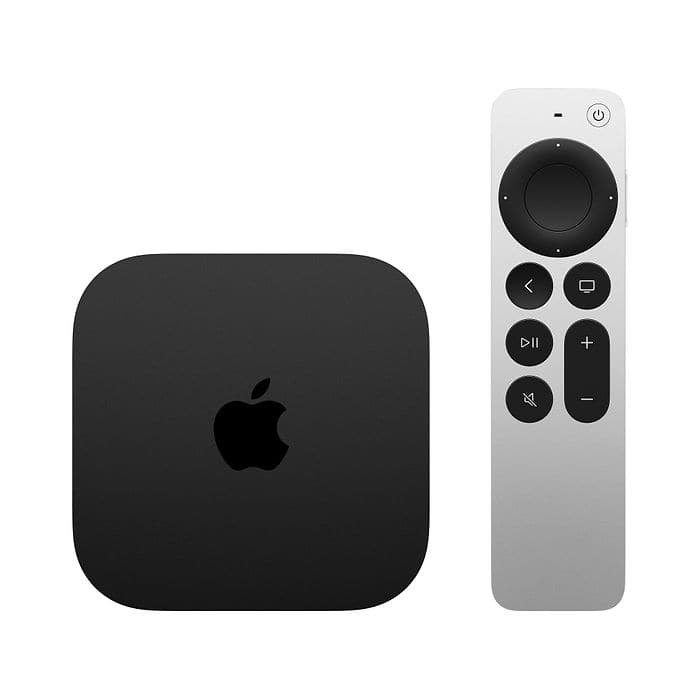 סטרימר Apple TV 4K 2022 128GB Wi-Fi + Ethernet - צבע כסף שנה אחריות עי היבואן הרשמי