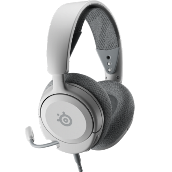 אוזניות גיימינג SteelSeries Arctis Nova 1 - צבע לבן שנתיים אחריות עי היבואן הרשמי