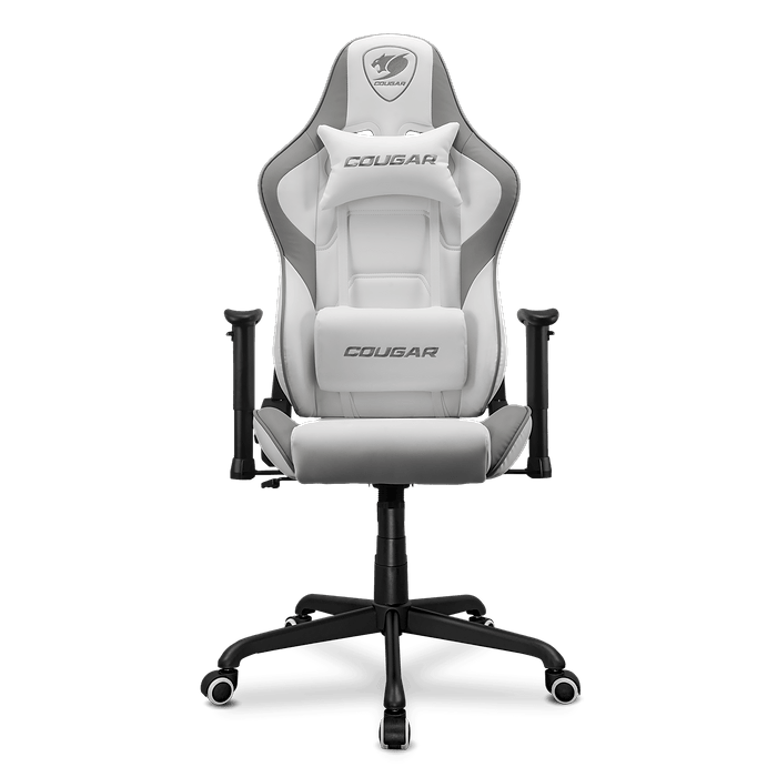 כורסת גיימינג Cougar Armor Elite White gaming chair - צבע לבן שנה אחריות עי היבואן הרשמי 