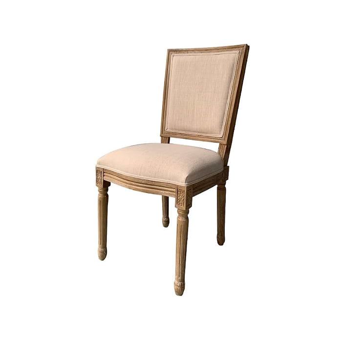 כיסא משענת מרובעת בצבע בד בהיר XMS-CB2180 ZN123-2