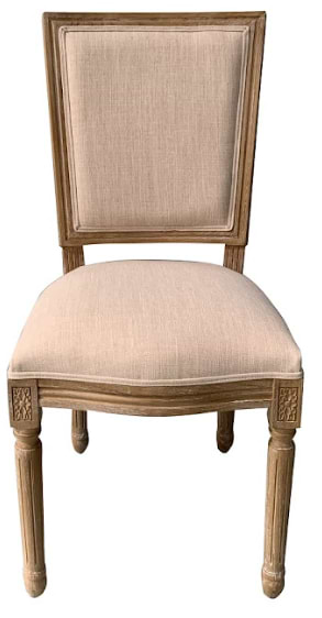 כיסא משענת מרובעת בצבע בד בהיר XMS-CB2180 ZN123-2