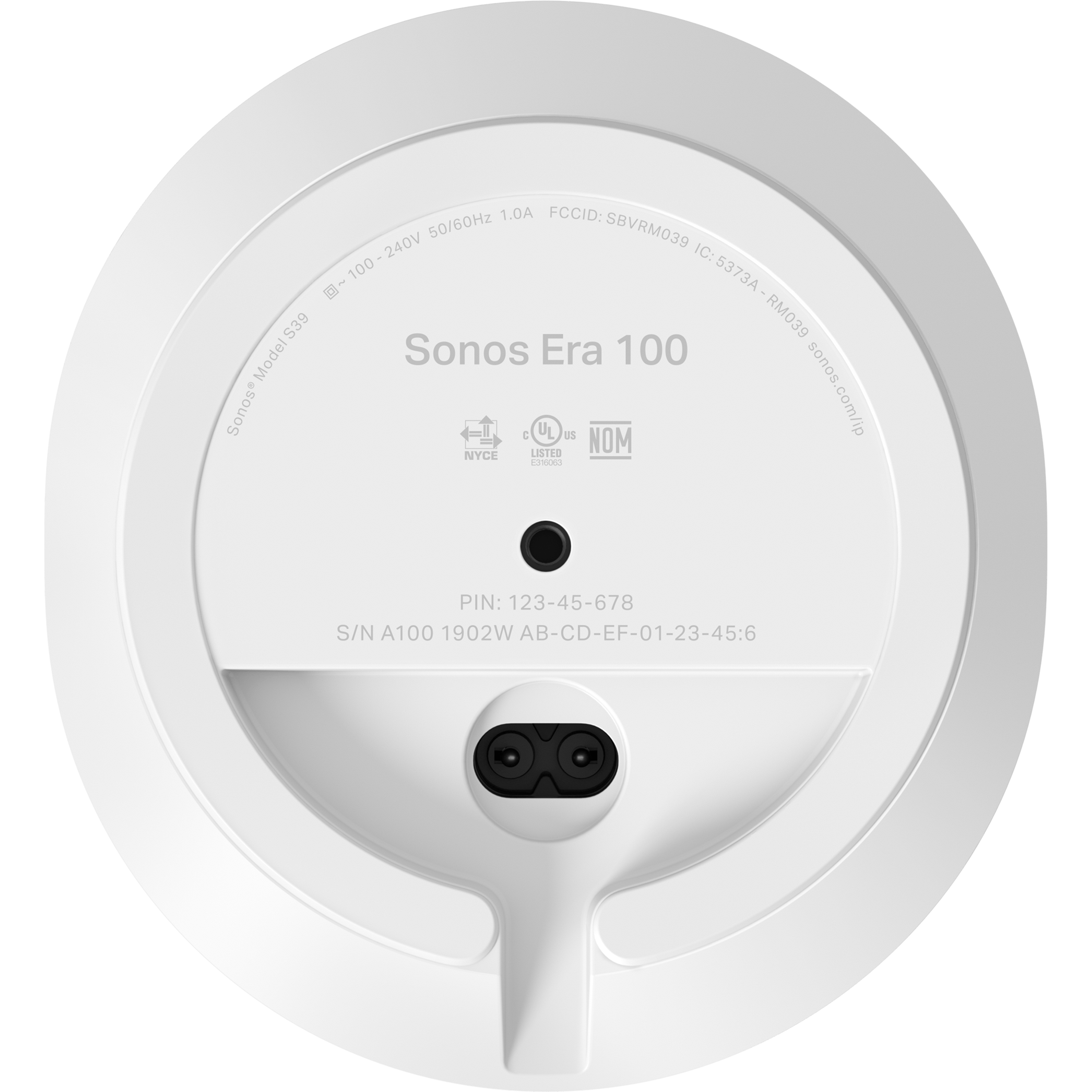 רמקול אלחוטי חכם Sonos Era 100 - צבע לבן שנתיים אחריות ע