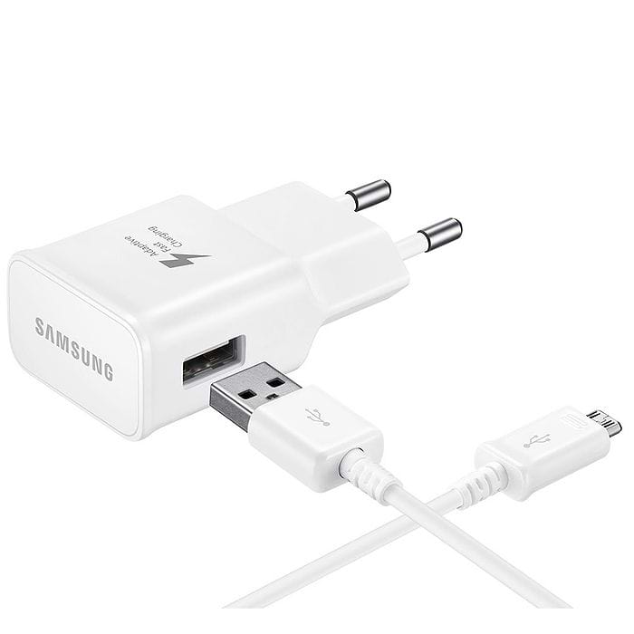מטען קיר Samsung 15W USB-A To micro USB - צבע לבן 