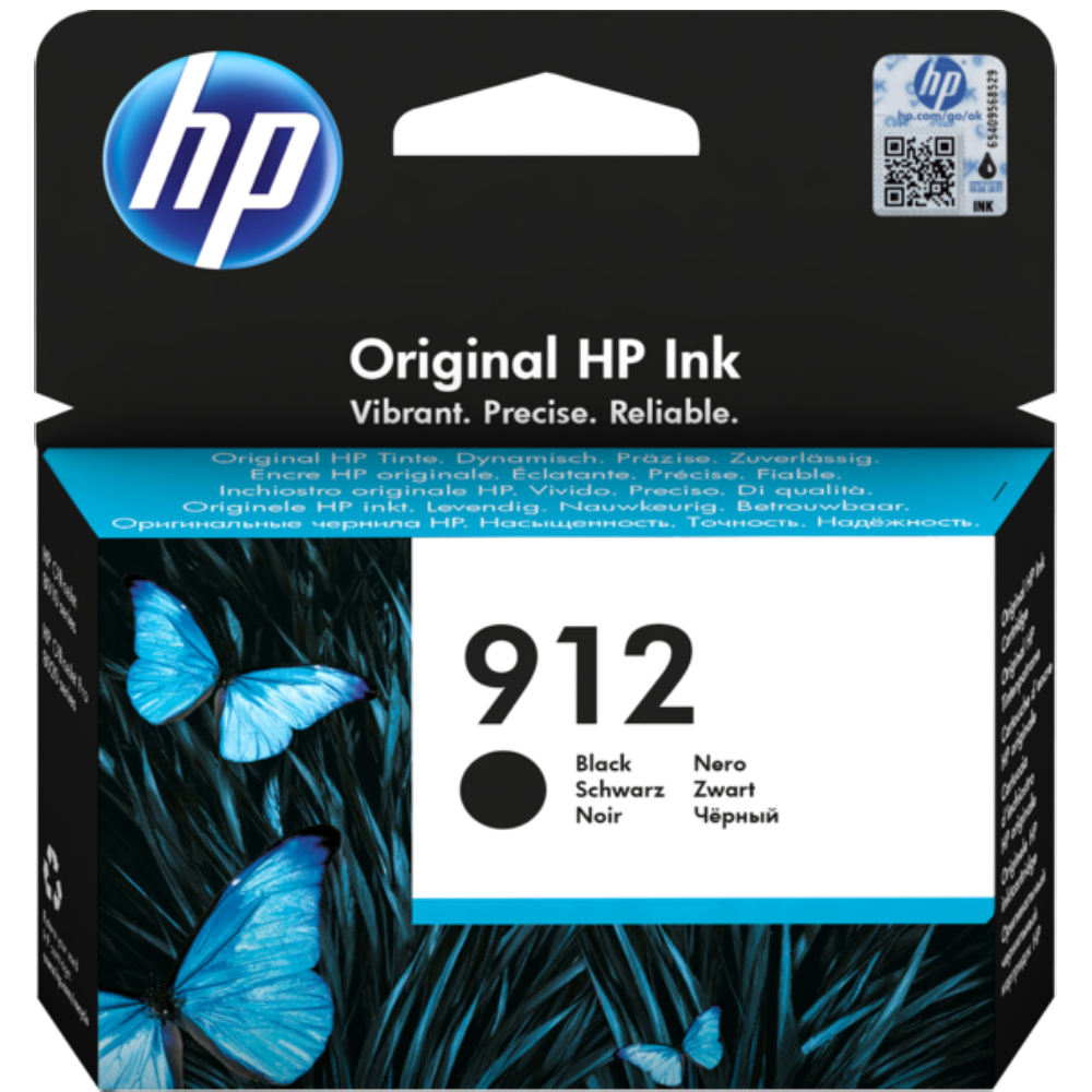 ראש דיו שחור סדרה 3YL80AE HP912  למדפסת דגם HP Officejet Pro 8012/8015
