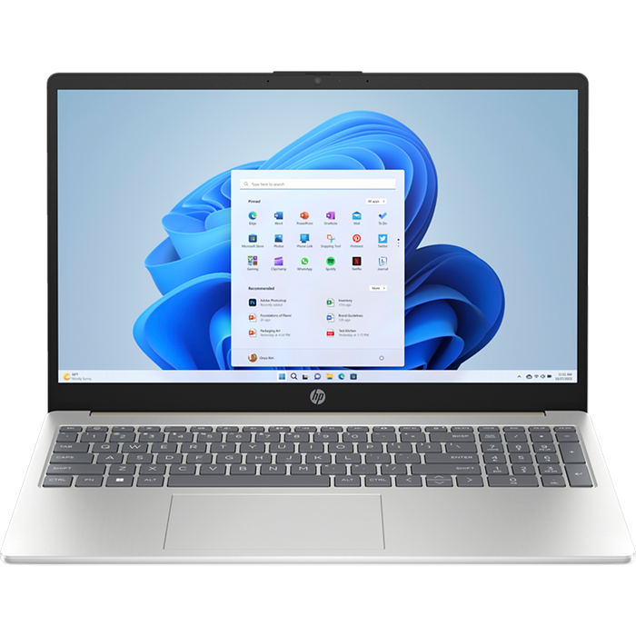 מחשב נייד HP Laptop 15-fd0006nj / 847F3EA - Core i5-1335U 512GB SSD 8GB RAM Windows 11 - צבע כסוף וזהב שלוש שנות אחריות עי היבואן הרשמי