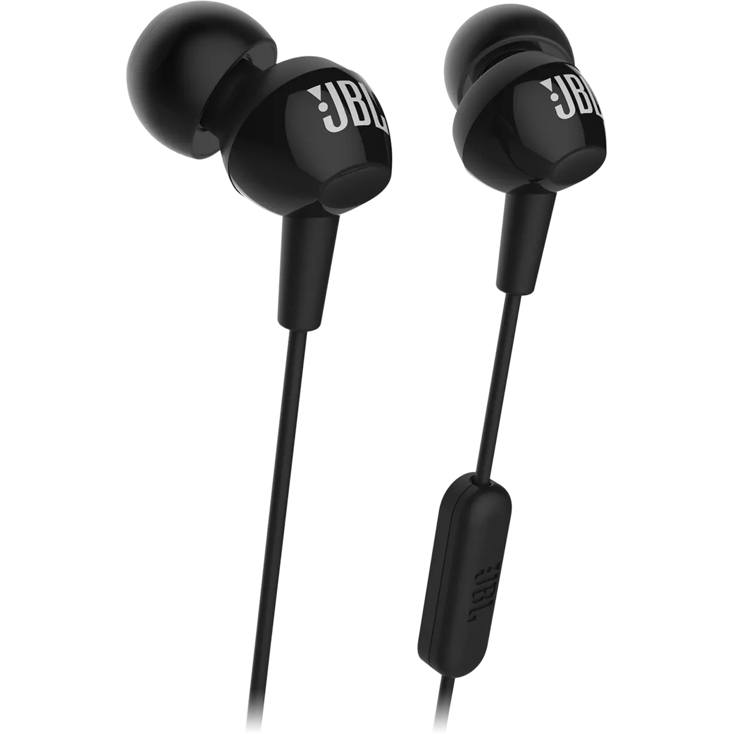 אוזניות חוטיות עם מיקרופון JBL C150SIU - צבע שחור שנה אחריות ע