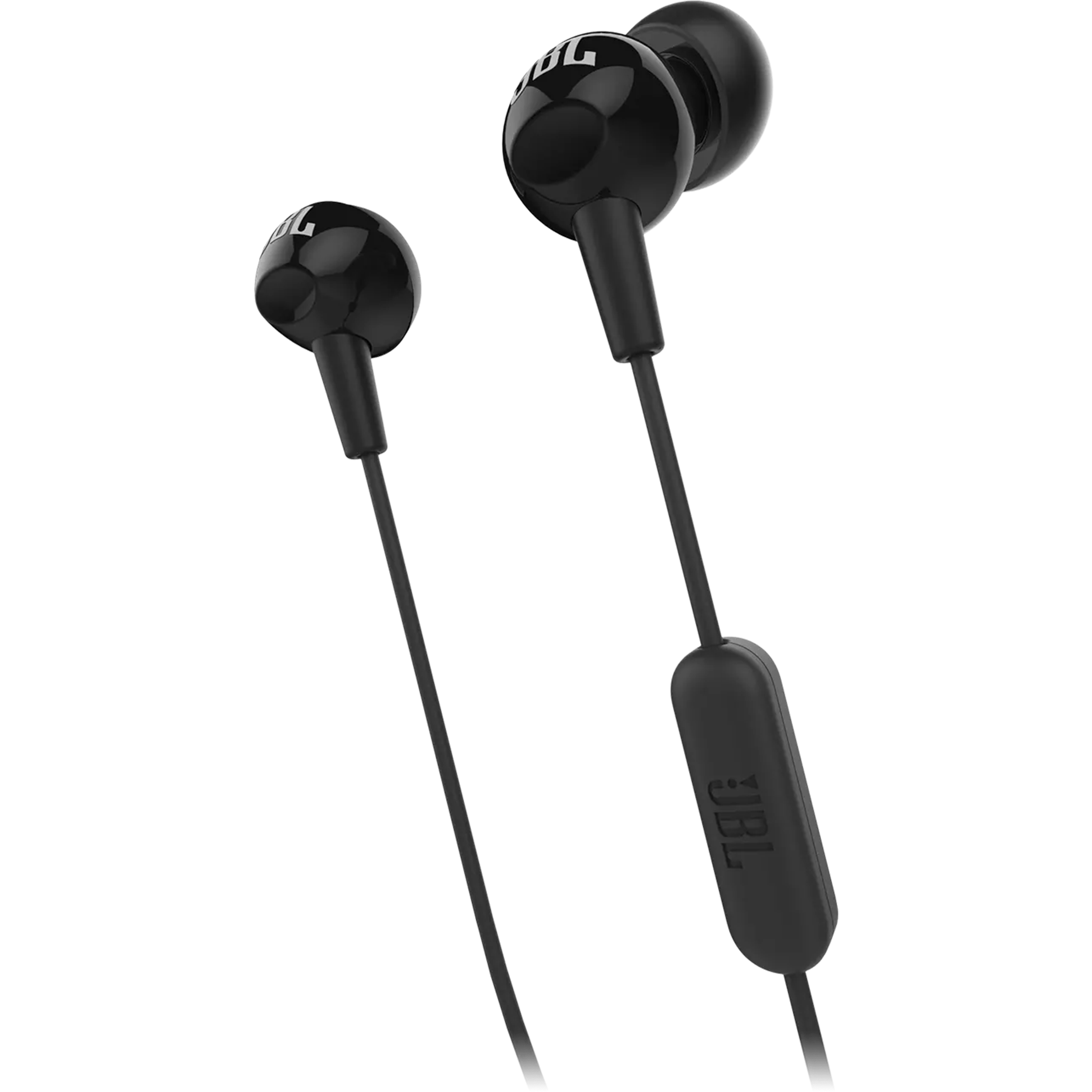 אוזניות חוטיות עם מיקרופון JBL C150SIU - צבע שחור שנה אחריות ע