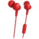 אוזניות חוטיות עם מיקרופון JBL C150SIU - צבע אדום