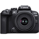 מצלמה דיגיטלית ללא מראה הכוללת עדשה Canon EOS R10 RF-S 18-45mm f/4.5-6.3 IS STM - צבע שחור שלוש שנות אחריות ע